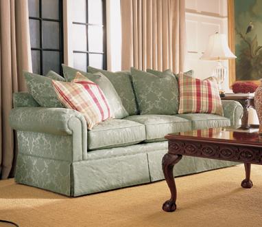Henredon Fireside Upholstery Customizable Sofa with Lawson Arms and